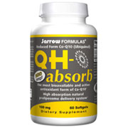 QH-Absorb 100mg, Ubiquinol Kaneka QH, 60 Softgels, Jarrow Formulas
