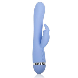 Rechargeable Triple Motor Jack Rabbit Vibrator - Blue, Waterproof Silicone Vibe, California Exotic Novelties