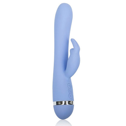 Rechargeable Triple Motor Jack Rabbit Vibrator - Blue, Waterproof Silicone Vibe, California Exotic Novelties