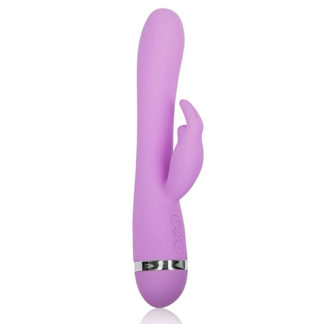 Rechargeable Triple Motor Jack Rabbit Vibrator - Purple, Waterproof Silicone Vibe, California Exotic Novelties
