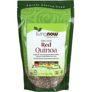 Red Quinoa, Organic, 14 oz, NOW Foods