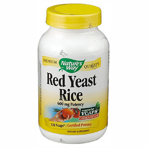 Red Yeast Rice 600mg 60 vegicaps from Nature's Way
