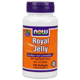 Royal Jelly 300mg 100 Softgels, NOW Foods