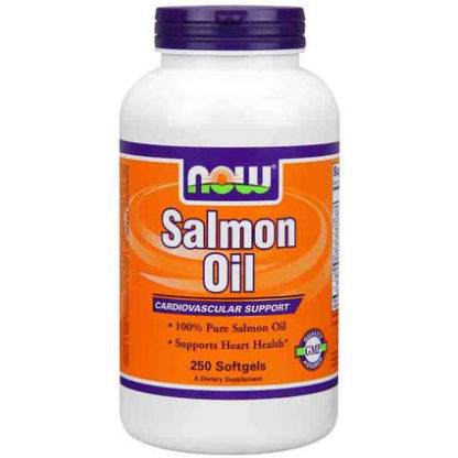 Salmon Oil 1000 mg, 250 Softgels, NOW Foods