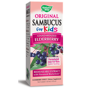 Sambucus For Kids, Black Elderberry Syrup, 4 oz, Nature's Way