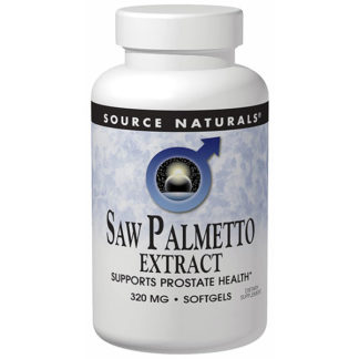 Saw Palmetto Extract 320mg 30 softgels from Source Naturals