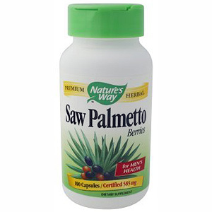 Saw Palmetto Berries 585mg 100 caps from Nature's Way