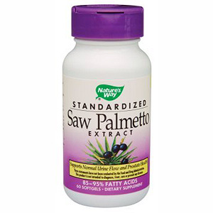 Saw Palmetto Extract Standardized 60 softgels from Nature's Way
