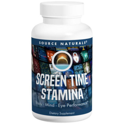 Screen Time Stamina, Body - Mind - Eye Health, 60 Tablets, Source Naturals