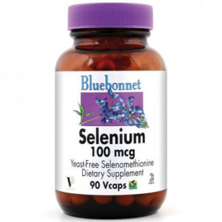 Selenium 100 mcg, 90 Vcaps, Bluebonnet Nutrition