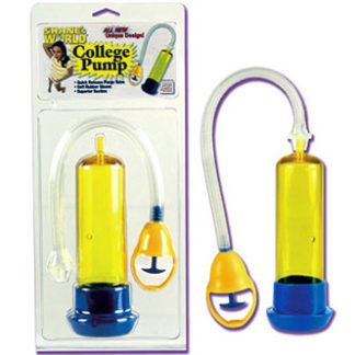 Shane's World College Pump - Yellow/Blue, California Exotic Novelties