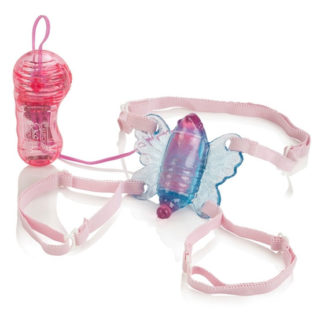 Shane's World Venus Butterfly Wearable Stimulator, Strap-on Vibrator, California Exotic Novelties