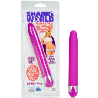 Shane's World Sorority Party Vibe, All Night Long, Purple, California Exotic Novelties