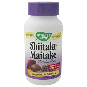 Shiitake & Maitake Extract Standardized 60 caps from Nature's Way