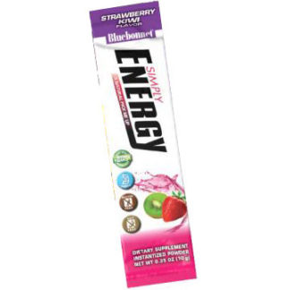 Simply Energy Powder, Lemon Flavor, 0.35 oz x 14 Packets, Bluebonnet Nutrition
