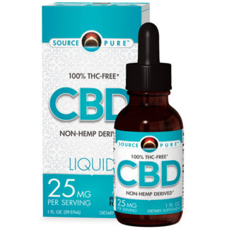 Source Pure CBD Liquid 25 mg, 1 oz, Source Naturals