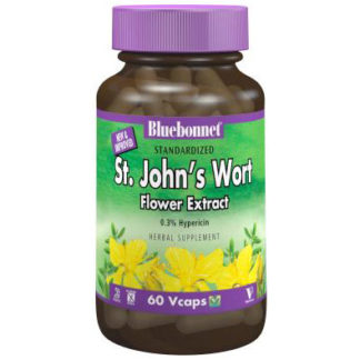 Standardized St. John's Wort Flower Extract, 60 Vcaps, Bluebonnet Nutrition