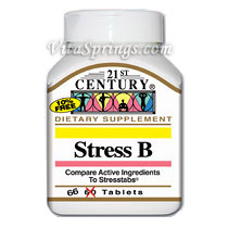 Stress B 66 Tablets, 21st Century Health Care