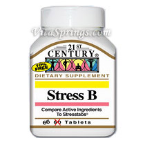 Stress B with Iron 66 Tablets, 21st Century Health Care