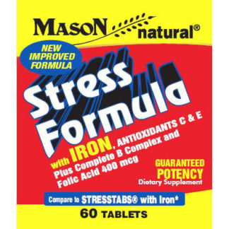 Stress Formula with Iron, 60 Tablets, Mason Natural