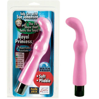Sue Johanson's Royal Princess Vibe 7.5 Inch - Pink, California Exotic Novelties