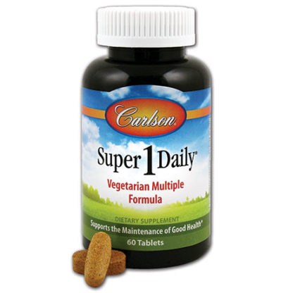 Super-1-Daily, Multiple Vitamins and Minerals, 60 tablets, Carlson Labs