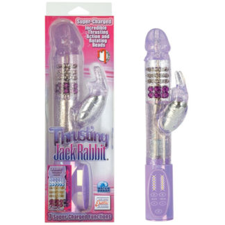 Thrusting Jack Rabbit Vibrator, Lavender, California Exotic Novelties