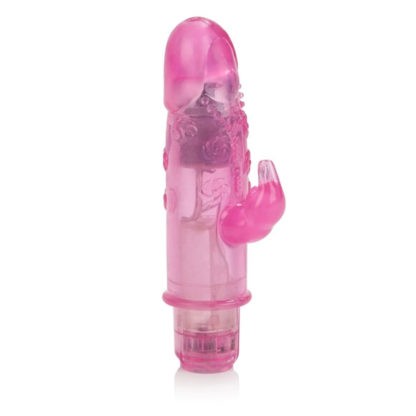 First Time Bunny Teaser Vibrator - Pink, Small Rabbit Vibe, California Exotic Novelties