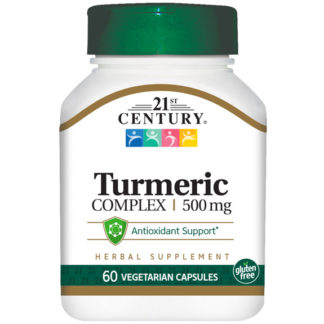 Turmeric Complex 500 mg, 60 Vegetarian Capsules, 21st Century HealthCare