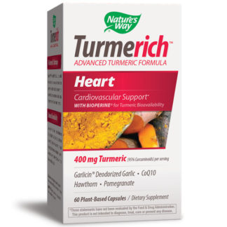 TurmeRich Heart, Turmeric Cardio Formula, 60 Plant-Based Capsules, Nature's Way