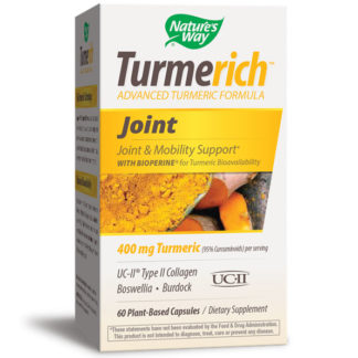 TurmeRich Joint, Turmeric Joint Formula, 60 Plant-Based Capsules, Nature's Way