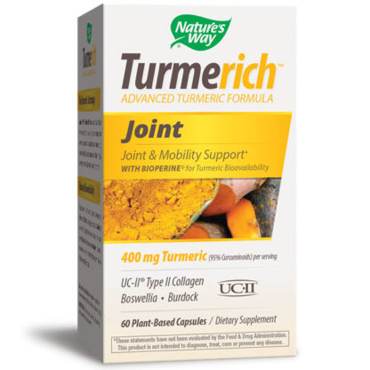 TurmeRich Joint, Turmeric Joint Formula, 60 Plant-Based Capsules, Nature's Way