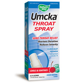 Umcka Throat Spray, 1.9 oz, Nature's Way