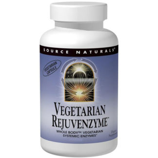 Vegetarian RejuvenZyme Caps, 500 Capsules, Source Naturals