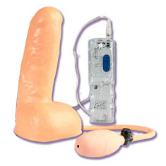 Vibrating Latex PPA with Pump, California Exotic Novelties