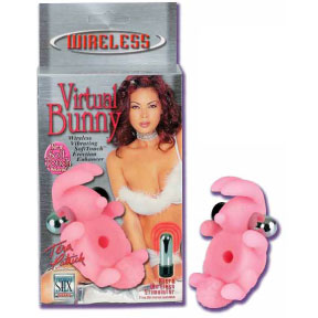 Virtual Bunny Stimulator with Erection Enhancer, California Exotic Novelties