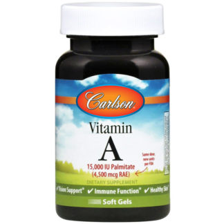 Vitamin A Palmitate 15,000 IU 120 softgels, Carlson Labs
