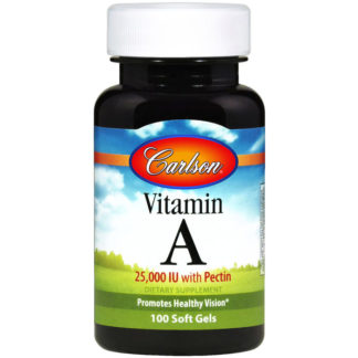 Vitamin A 25,000 IU with Pectin 100 softgels, Carlson Labs