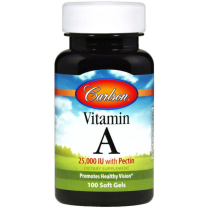 Vitamin A 25,000 IU with Pectin 100 softgels, Carlson Labs