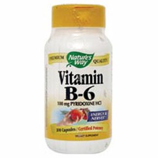 Vitamin B-6 Pyridoxine 100mg 100 caps from Nature's Way
