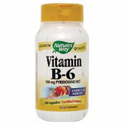 Vitamin B-6 Pyridoxine 100mg 100 caps from Nature's Way