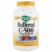 Buffered C-500, Vitamin C Mineral Ascorbates, 100 Caps from Nature's Way