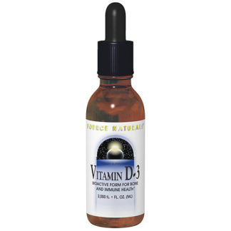 Vitamin D-3 2000 IU Liquid, 1 oz, Source Naturals