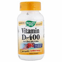 Vitamin D 400 IU Dry 100 caps from Nature's Way