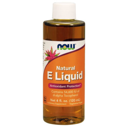 Vitamin E Liquid 54,600 IU Vegetarian 4 oz, NOW Foods