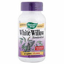 White Willow Bark Extract Standardized 60 caps from Nature's Way