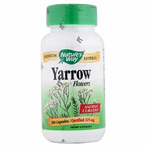 Yarrow Flowers 325mg 100 caps from Nature's Way