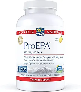 Nordic Naturals - ProEPA 1000 mg, Lemon Flavor - 180 Soft Gels